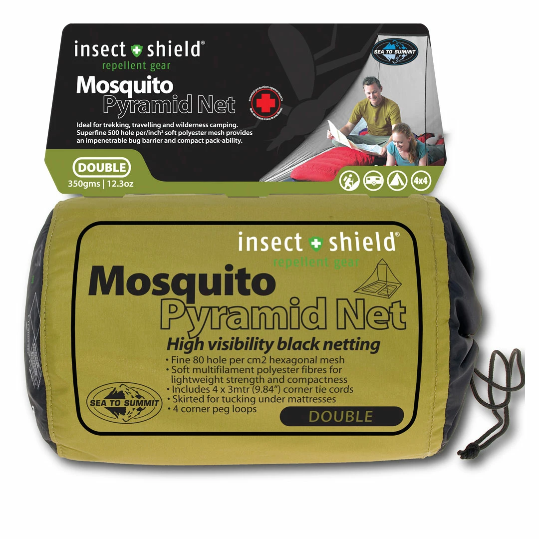 Budget ???? Sea To Summit Mosquito Pyramid Net With Insect Shield - Double ???? - Image 3