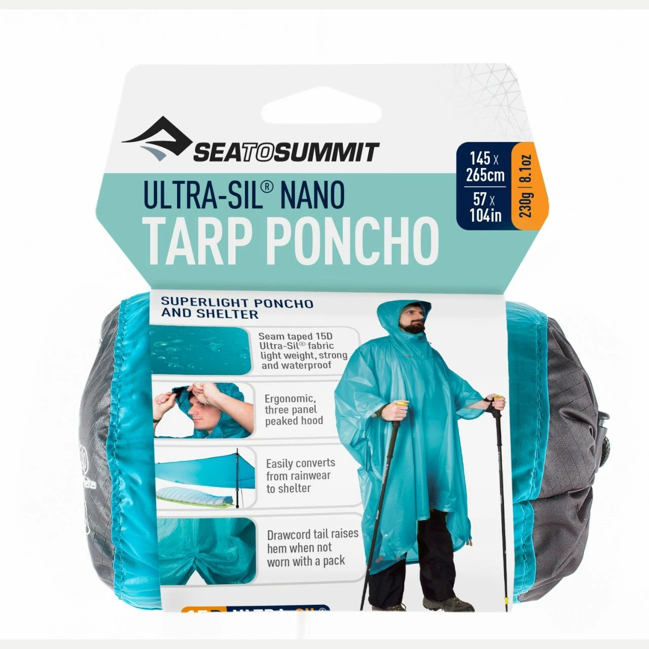 Buy ???? Sea To Summit Ultra-Sil Nano Tarp Poncho ???? - Image 3