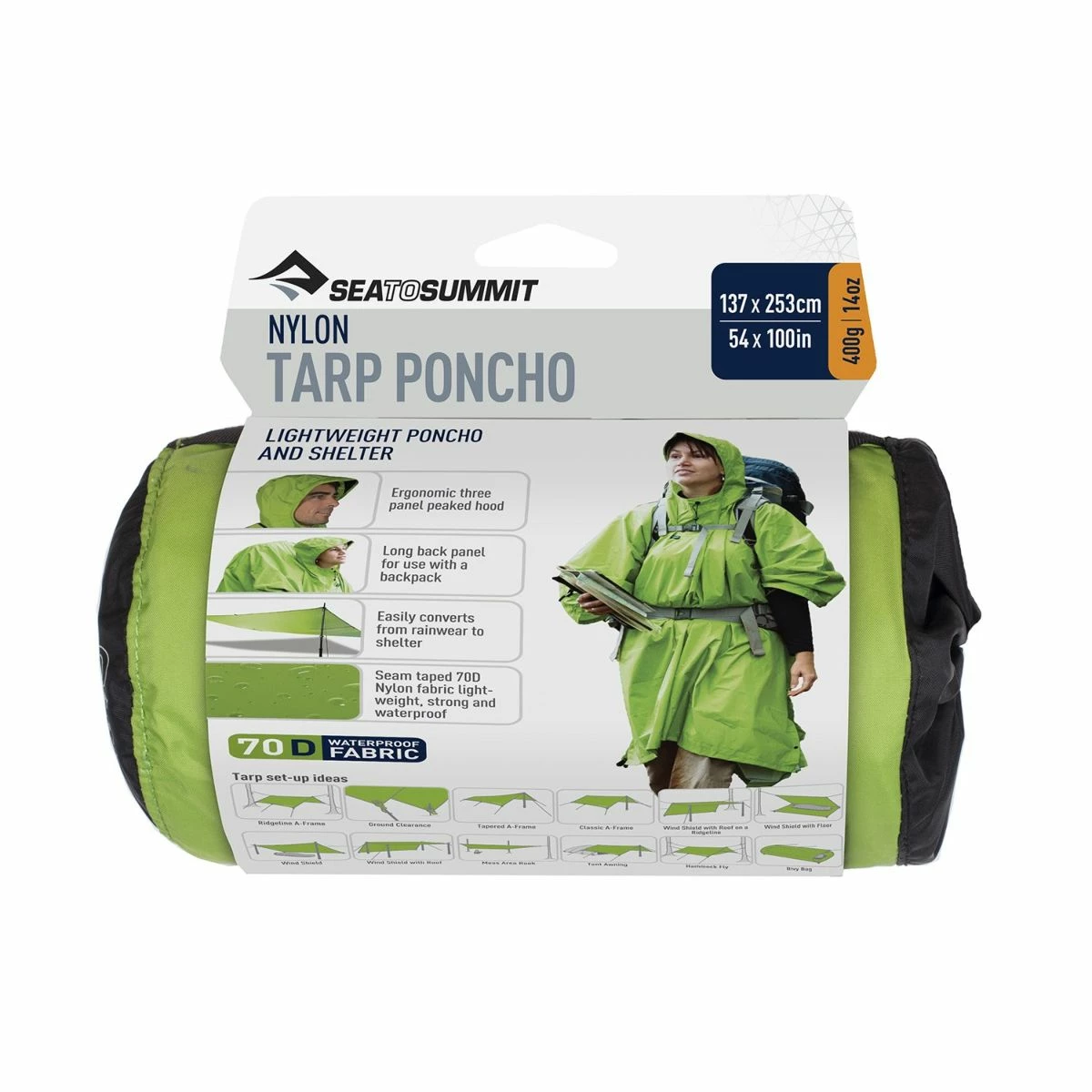 Hot Sale ✔️ Sea To Summit Nylon Tarp / Poncho ❤️ - Image 6
