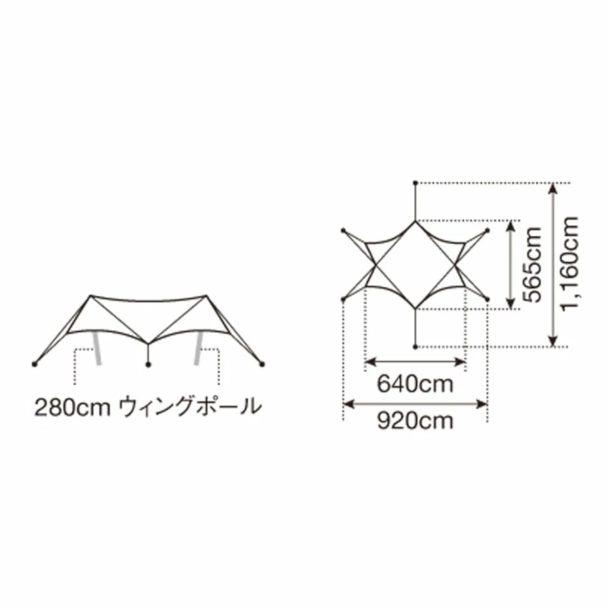 New ???? Snow Peak HD Tarp Shield Hexa Evo Pro ???? - Image 4